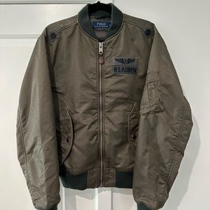 POLO RALPH LAUREN MILITARY BOMBER VINTAGE STYLE JACKET